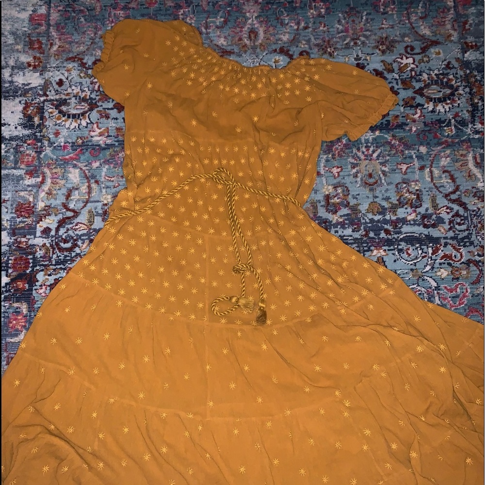 DOÊN orange maxi dress